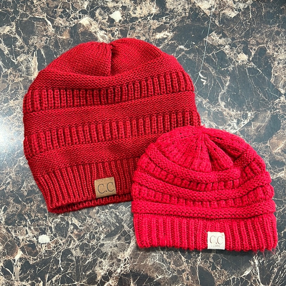 C.C. Mother Daughter duo Beanies